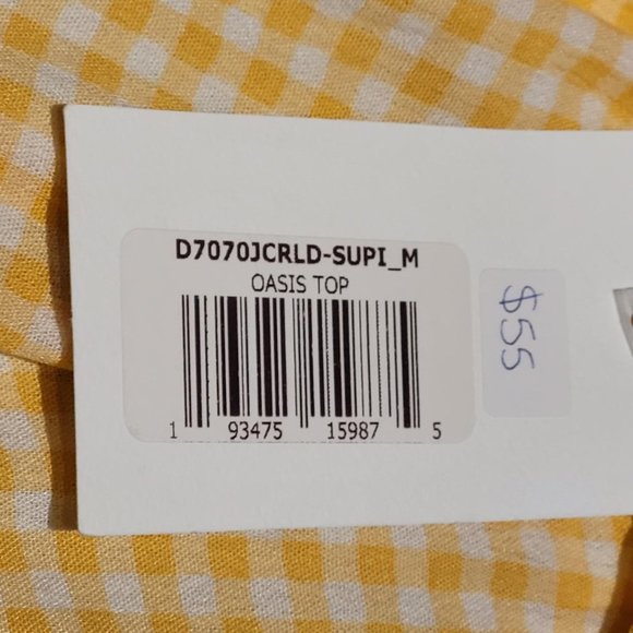 Dippin' Daisys Oasis tube top with ruffle trim. Size M. NWT - Picture 5 of 5